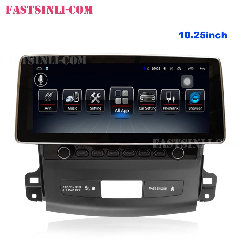 Android 2006 мультимедийный плеер Автомобильный GPS для MITSUBISHI outlander 2011 радио 9 дюймов 2.5D