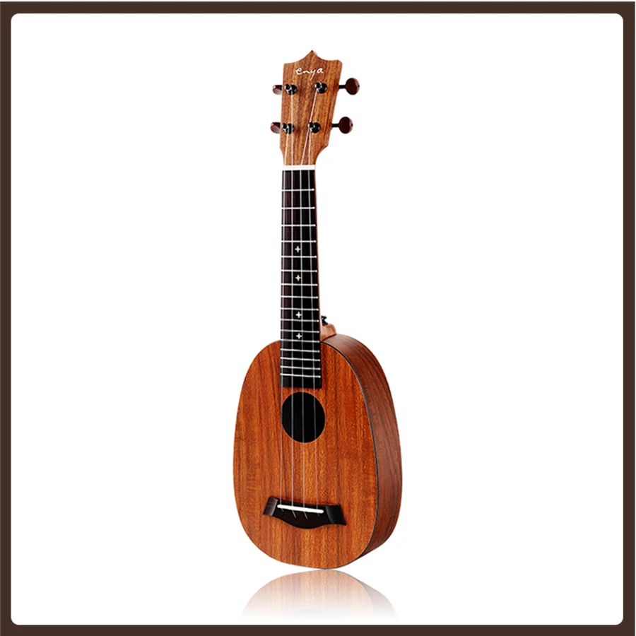 

Mini Pineapple Ukulele Tenor Solid Mahogany Professional Performance Travel Creative Family Party Ukelele Concierto Bass Guitar