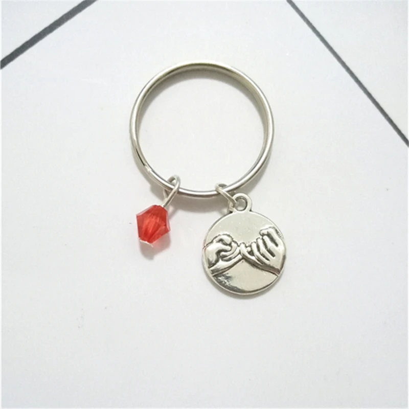 

Promise Keychain, Birthstone Keychain, Promise Jewelry, Couple Promise Keychain, Gift for Girlfriend