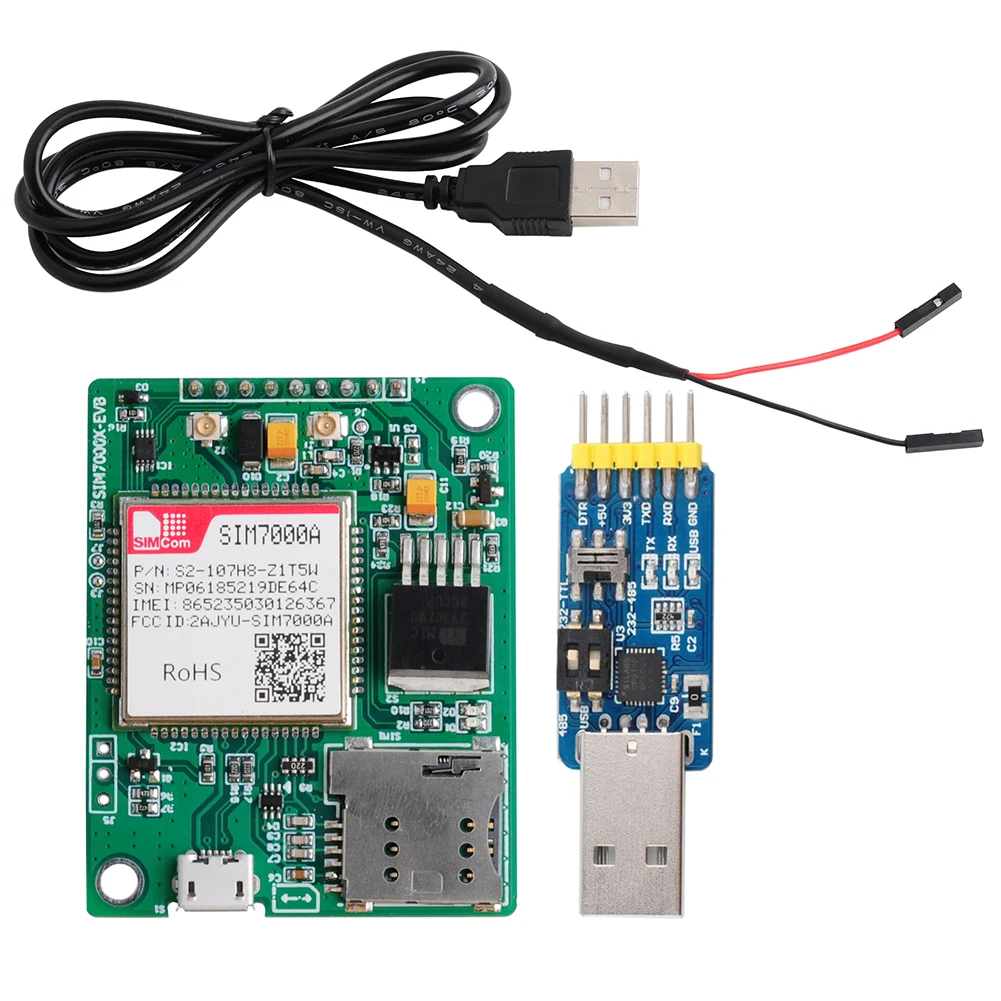 Плата RCmall SIM7000A Mobile IoT Module B2/B4/B12/B13 NB-IoT модуль поддерживает LTE CAT-M1(eMTC) и |
