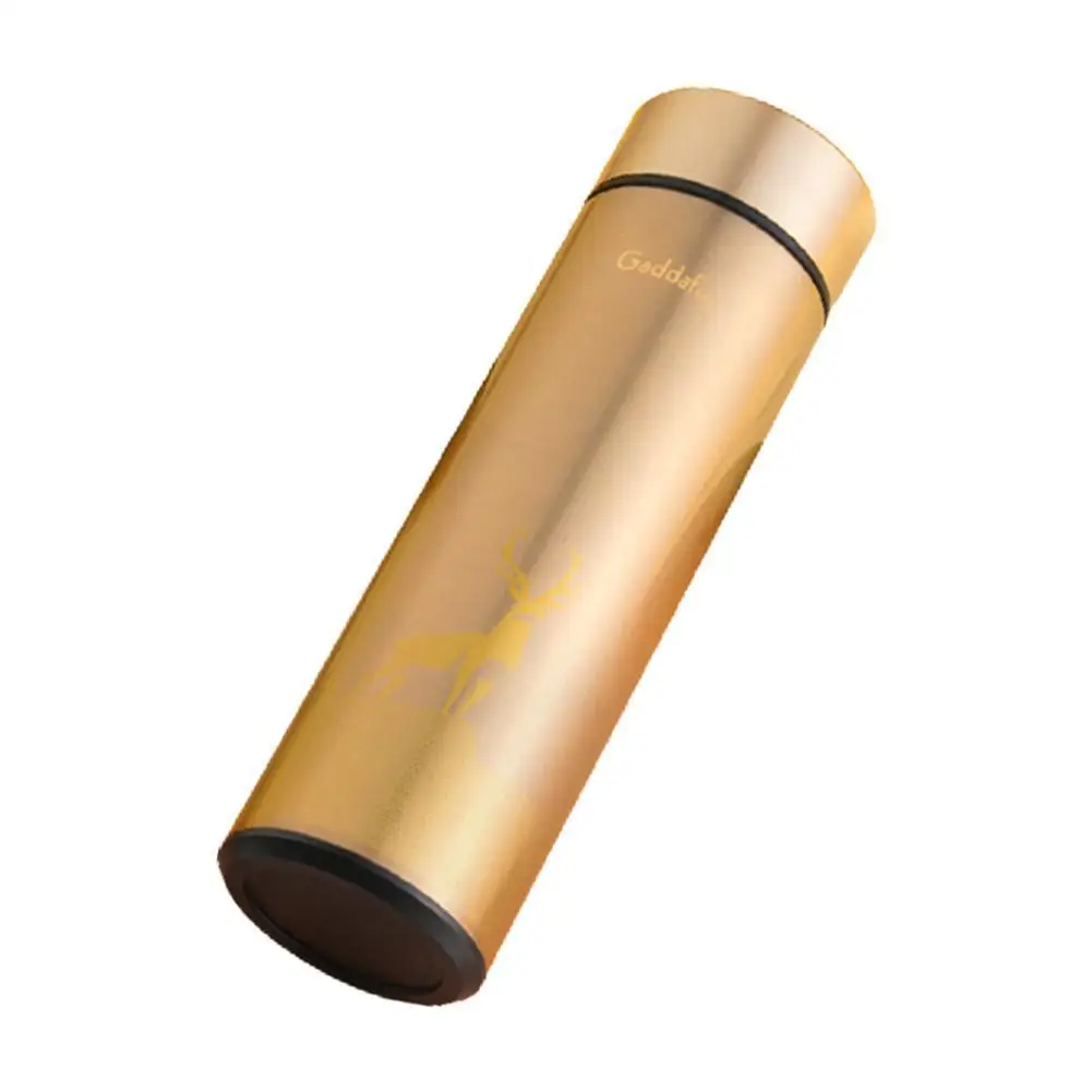 

450ml Temperature Display Intelligent Steel Hot Leak-proof Cup Mug Vacuum Technology Black Coffee Water E5S4