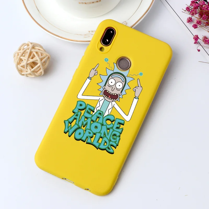Khu-0rpeace Матовый чехол из ТПУ с забавным рисунком Рика и Морти для Xiaomi mi 9T Pro A1 A2 6X5X8 Lite 9 SE Red mi K20 7A S2 Note 7 Pro Fundas - Цвет: Khu-0rpeace