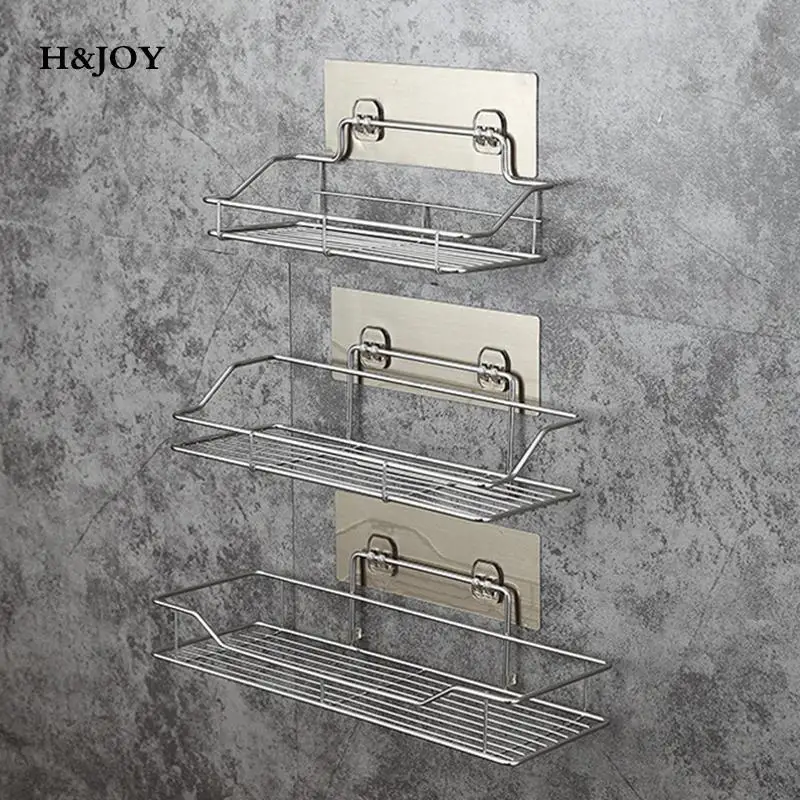 

Настенная полка из нержавеющей стали для ванной комнаты, кухни, ванной, туалета