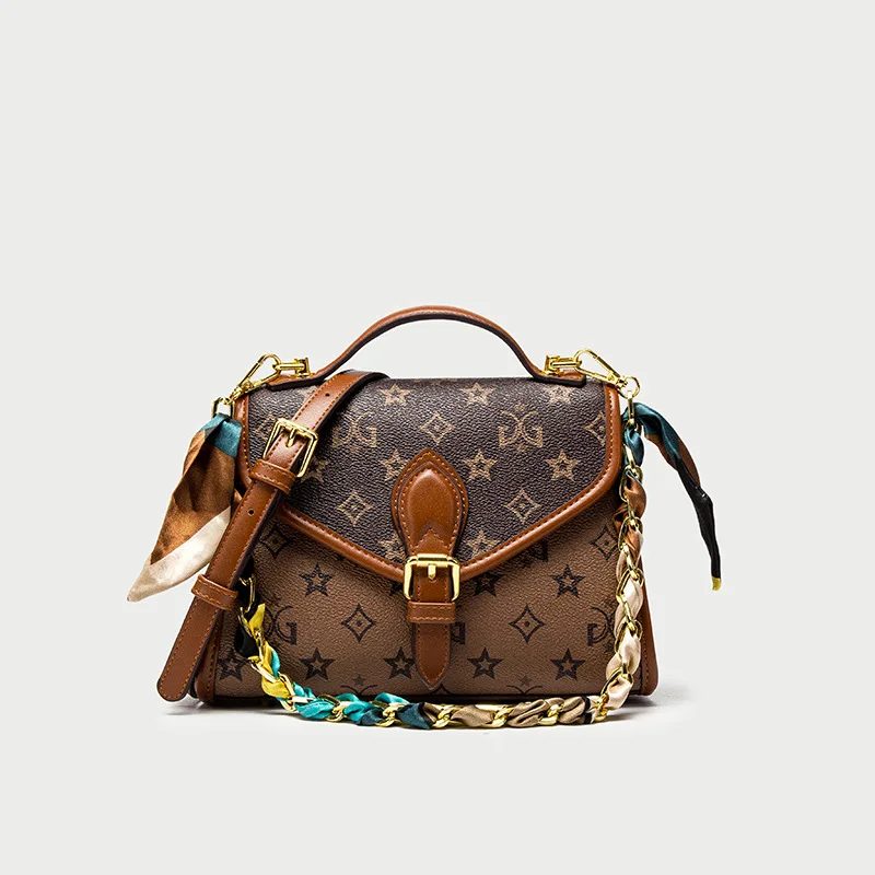 

Genuine Leather Top-handle Handbag for Women High Qualtiy Shoulder Messenger Flap Bags Ladies Fashionable Purse and Handbag Sac