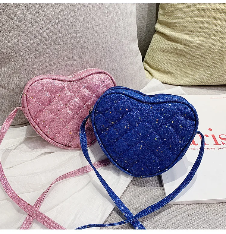 2019 милая сумка через плечо в форме сердца корейская для маленьких девочек