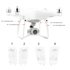 4 шт.компл. декоративная крышка запасные части Аксессуары для Phantom 4 Pro запасные части шасси крышки антенны заменяют крышку s