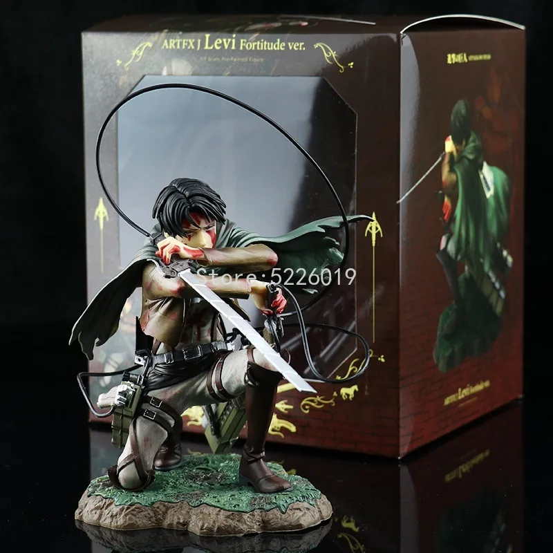 18 см Обувь для косплея по аниме атака на Титанов Рисунок ARTFX J Леви стойкость