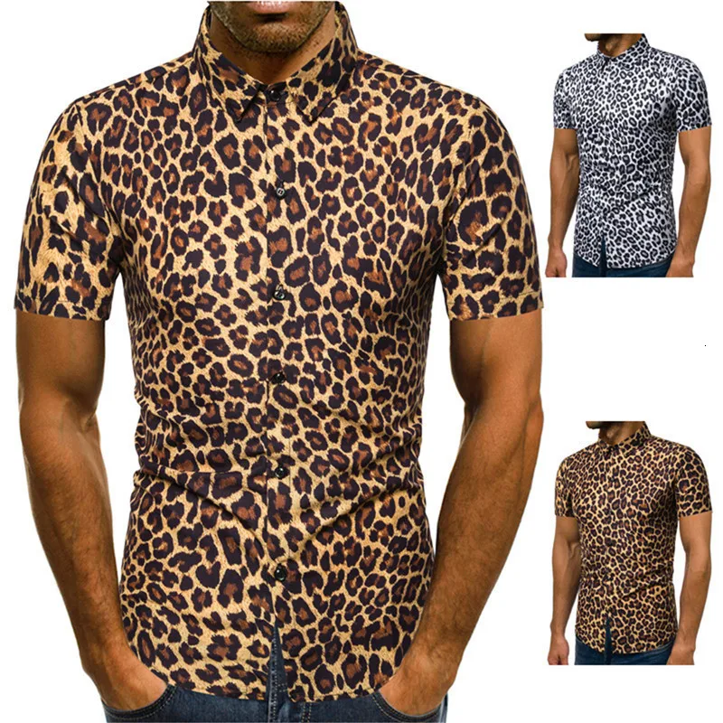 Повседневная Новая мода индивидуальность Леопардовый принт большой размер