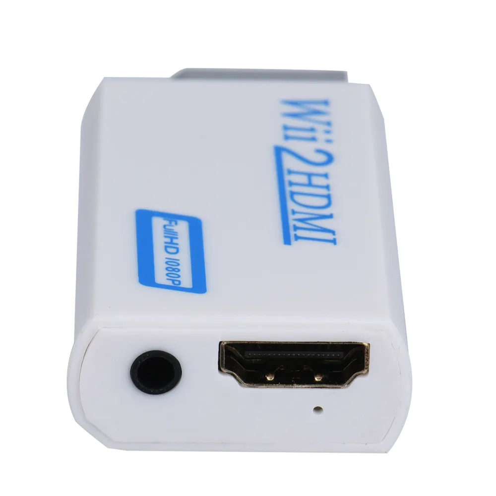 Адаптер-преобразователь CARPRIE с Full HD HDMI 1080P и аудиовыходом 3 5 мм для Wii 2 белый Прямая