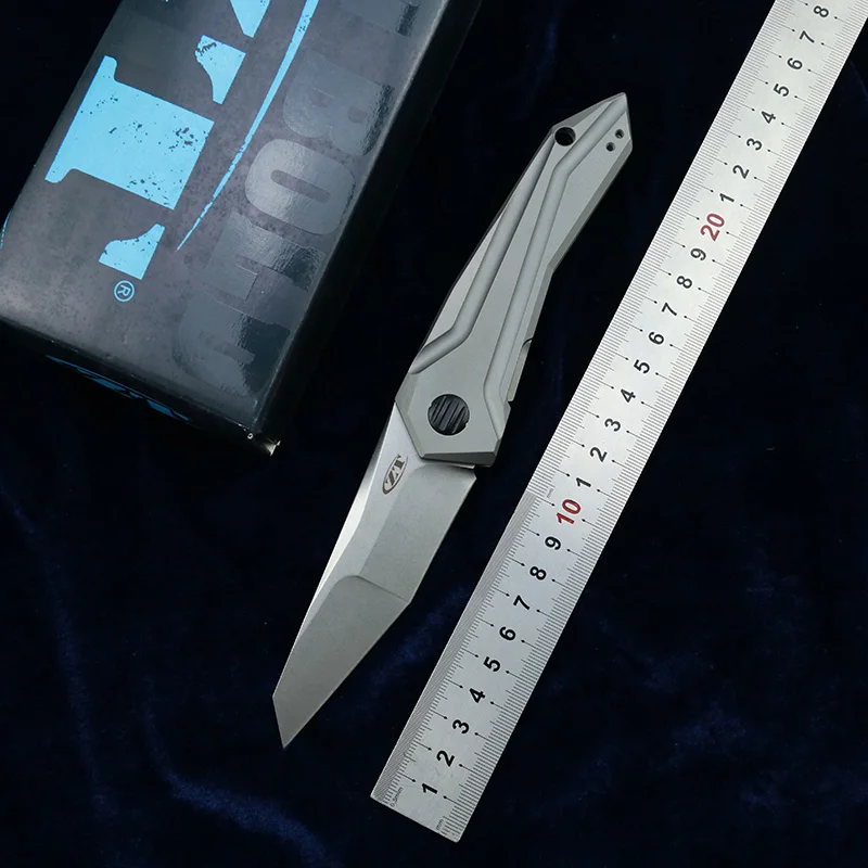 

ZT0055 Mark S35VN лезвие TC4 титановая ручка шарикоподшипник Флиппер открытый инструмент для кемпинга охоты складной обеденный кухонный нож