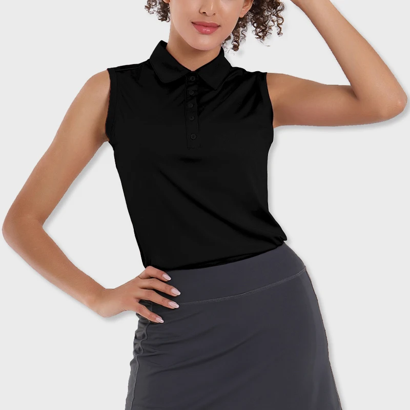 

Women golf shirt Sleeveless Workout Shirts lady golf wear golf tennis sports clothes Exercise Gym Running Tank Tops golf shirt