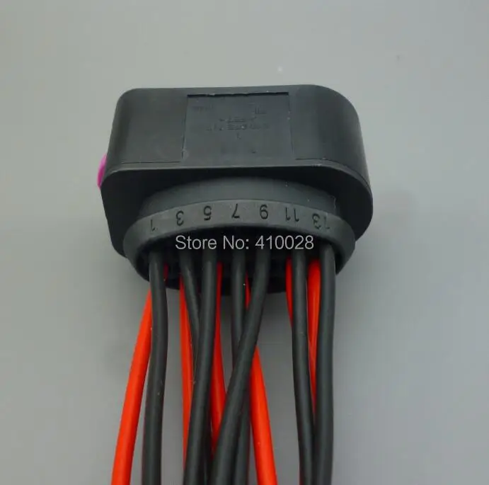 worldgolden 14 pin way Automotive Wire Plug Harness Connector 6X0973717 For VW Touran Touareg Transporter Golf Jetta Passat | Автомобили и