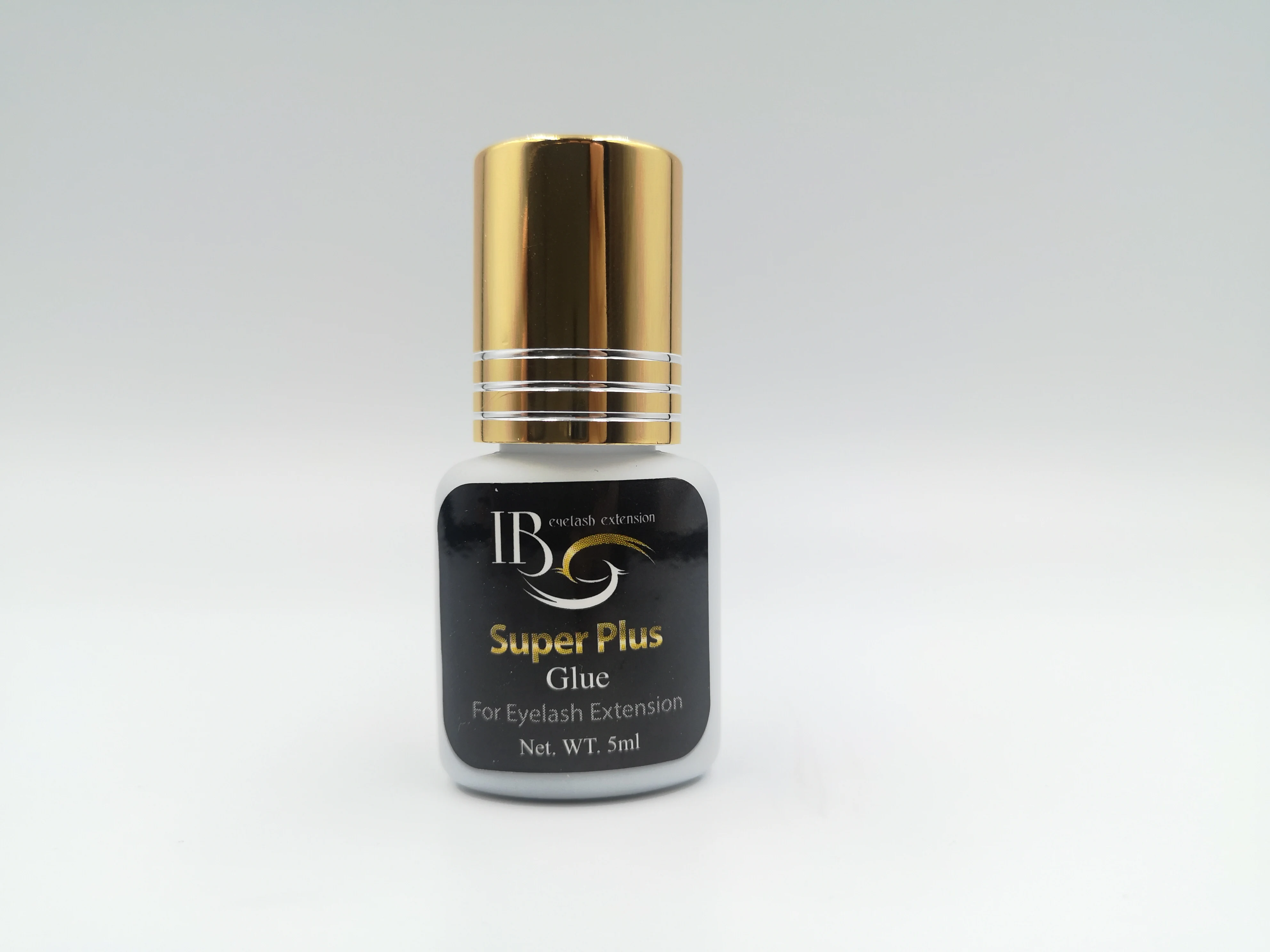 Новое поступление корейский IB ibeauty супер плюс клей для наращивания ресниц черный клей Золотой колпачок 5 мл Быстросохнущий