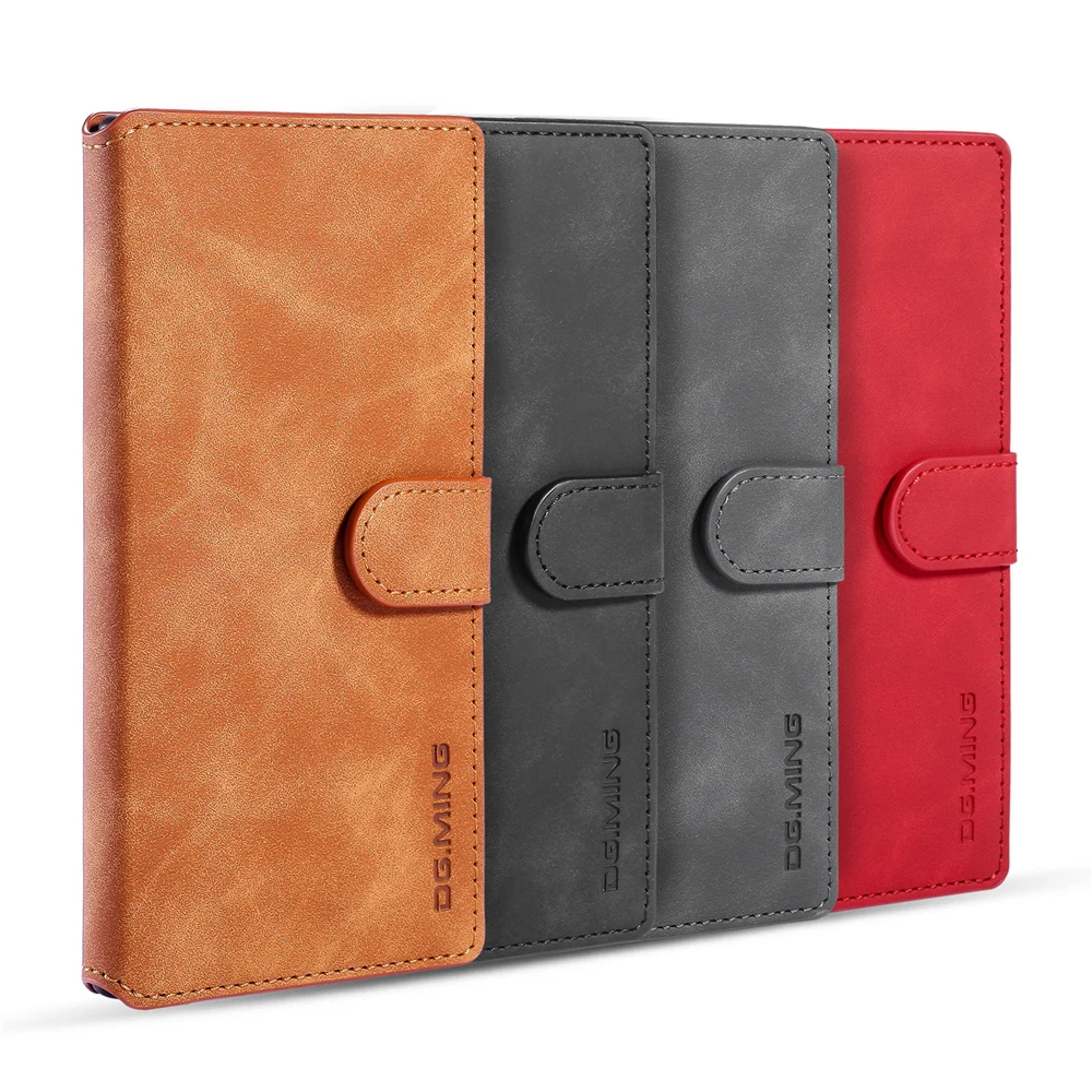 Note10 чехол для Samsung Galaxy Note 10 и Plus Pro Бумажник Книга винтажный роскошный полный N970 N975