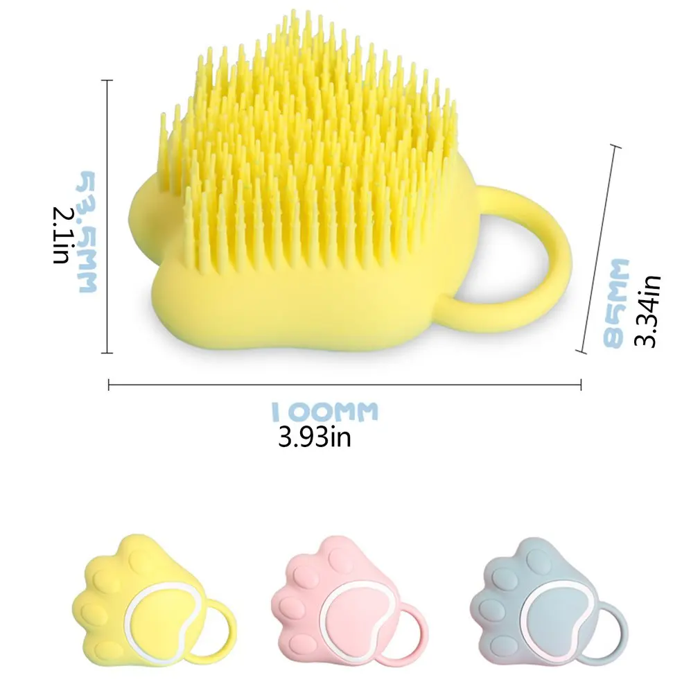 

Universal Skin-friendly Silicone Massage Foaming Bathing Brush Creative Shower Brush Soft Handheld Bathing Brush