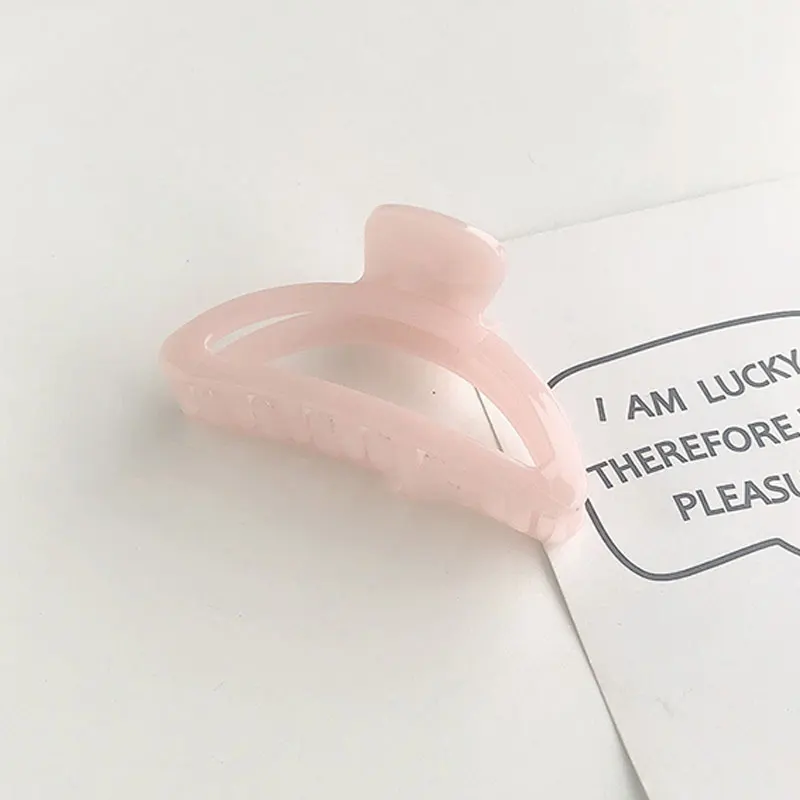 

1Pcs Women Hair Clip Acrylic Hair Pins Cross Transparent Hair Crab Claws Girls Make UP Washing Tool Accessories Decoration