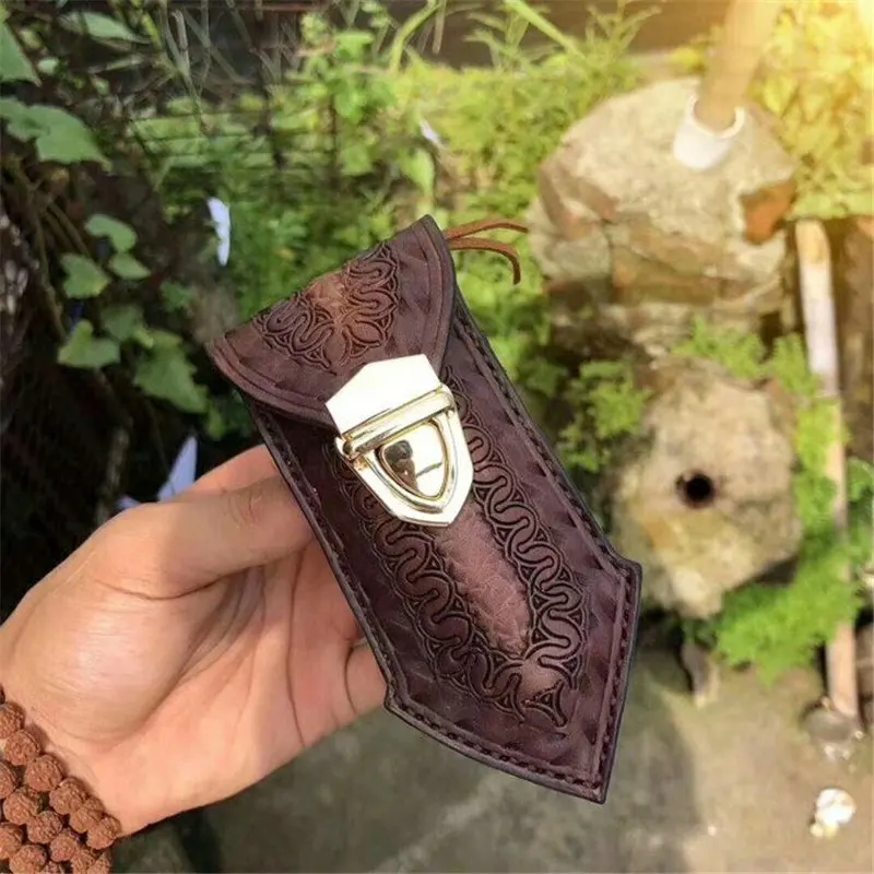 Кованый дамасский нож MASALONG переносной складной для выживания с