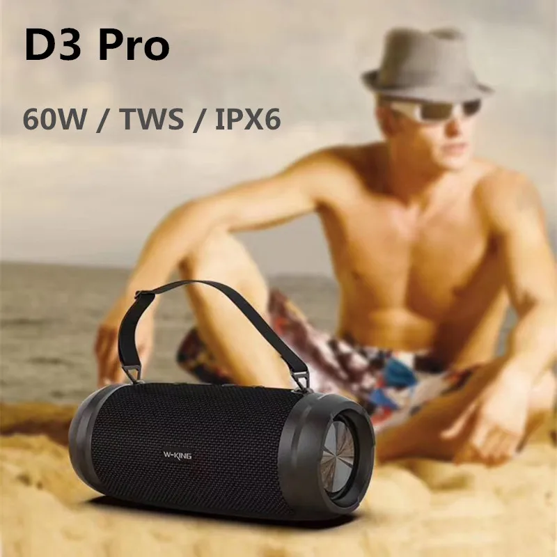 Внешние Bluetooth колонки Vidson D3 Pro 50 Вт 60 водостойкие высокая мощность беспроводной