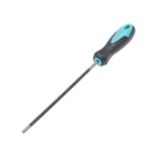 Напильник TUNDRA, для заточки цепей пил, круглый, У10, 2К рукоятка