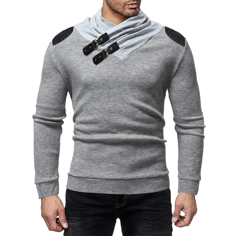 UNIVOS KUNI 2019 мужской модный свитер blusa de frio masculino весенний и осенний теплый мягкий