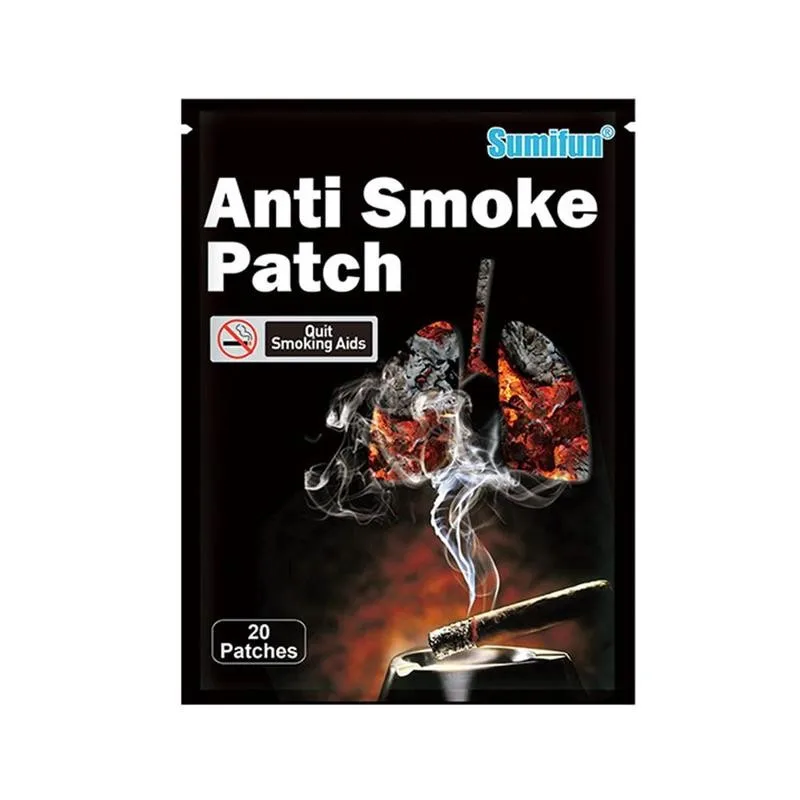 

20pcs/bag Quit Smoking Balm Patches Stop Smoking Cessation Plasters Anti Smoke Patch 100% Natural Ingredient Health Care