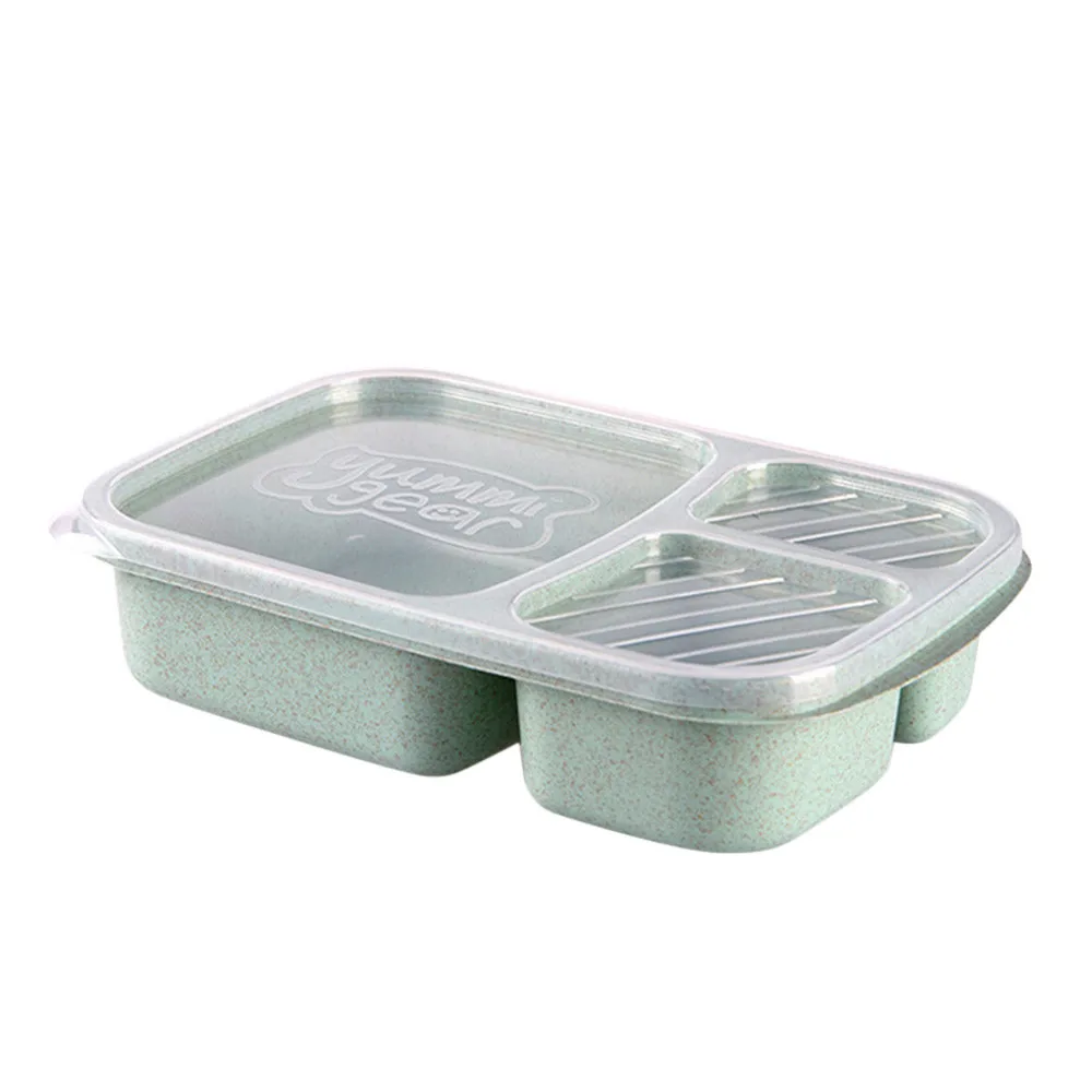 

Yummi Gear Microwave Bento Lunch Box Picnic Food Fruit Container Storage Box Kids Adult Lunch Bag Beige Picnic Lunch Container