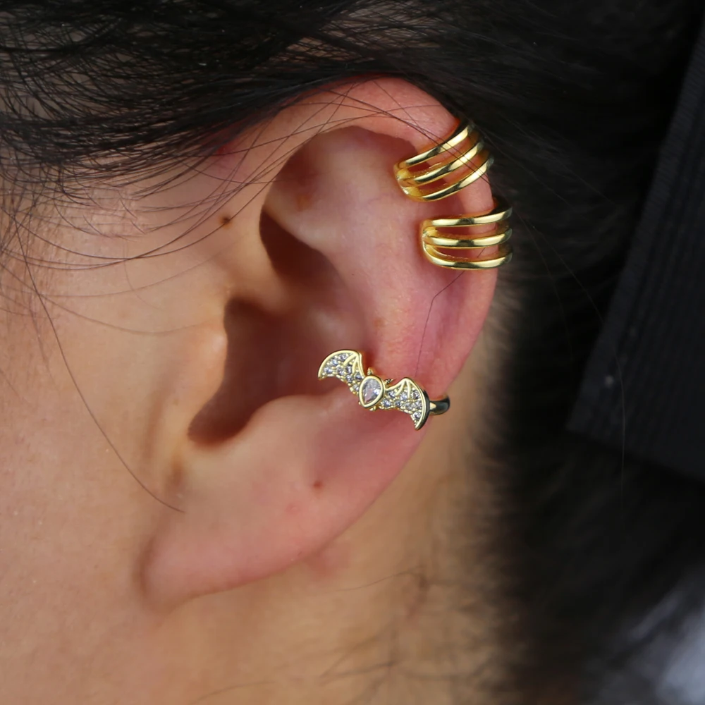 Женские серьги-манжеты Серебряные вечерние Ги для девочек 100% | Украшения и