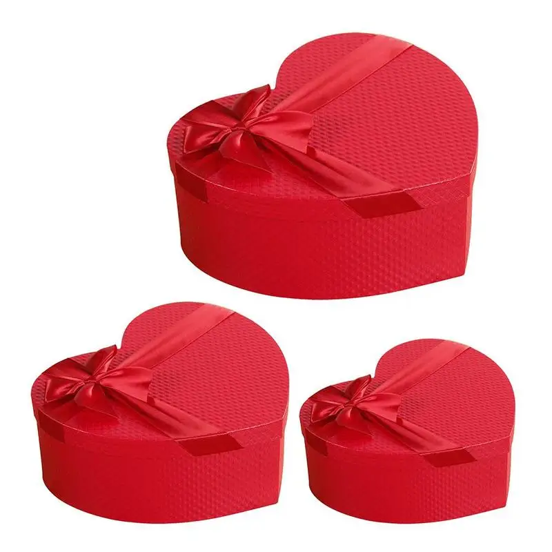 

Red Heart Shaped Florist Hat Box Candy Boxes Set Valentine's Boxes Packaging Flowers Box Gifts Day Living Vase Gift S9S8