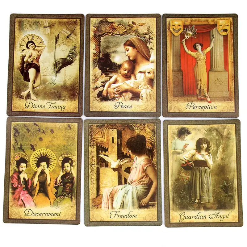 

Vintage Wisdom Oracle 52 Cards Tarot Deck Full English Family Party Board Game 27RD