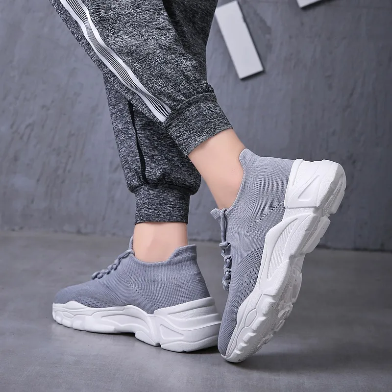 Женские теннисные туфли новые спортивная обувь для улицы прогулочные носки