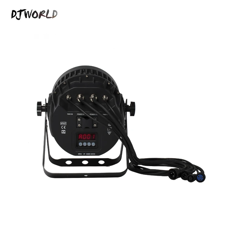 Djworld IP67 Открытый водонепроницаемый 19X12 Вт RGBW с переменной фокусировкой Par свет