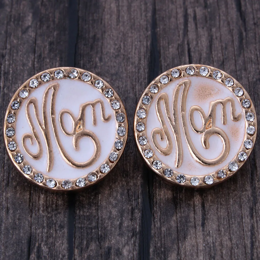 6 шт./лот новые ювелирные украшения 18 мм кнопки смешанные металлические защелки