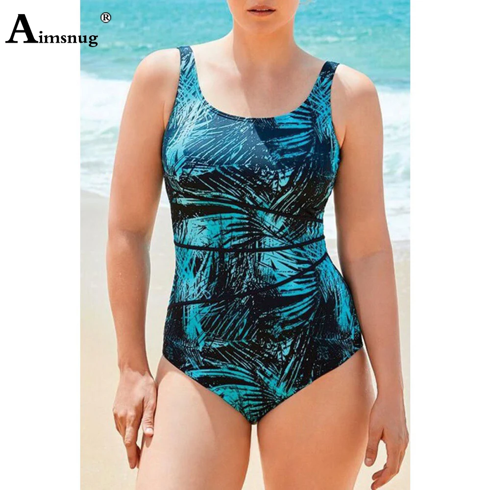 

Women One Piece Swimsuit Bohemian Leaf Print Swimwear Sexy Suspending Onesie Bodysuit 2022 European Style Fashion Bathing Suits