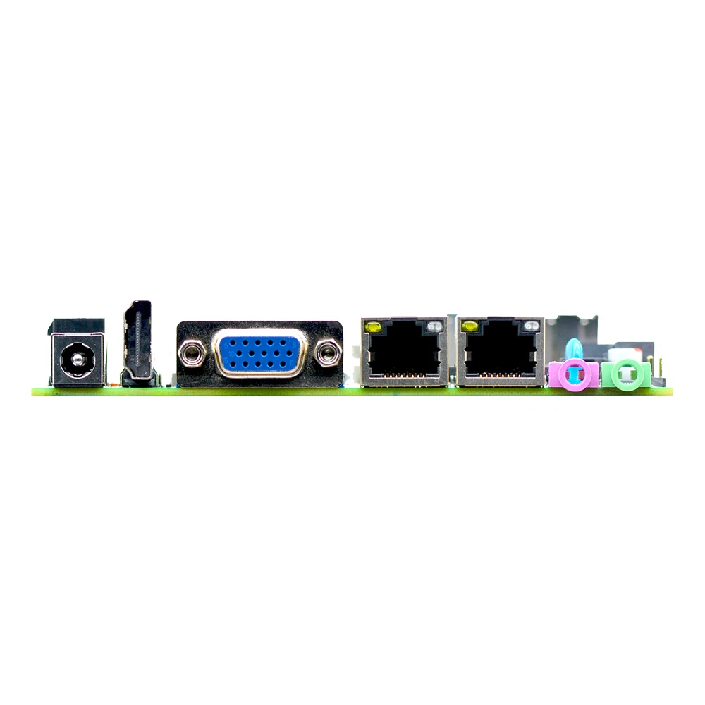 Материнская плата NUC Mini PC материнская без вентилятора J1900 J1800 2 порта Lan Nano