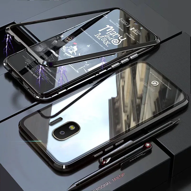 Чехол YonLinTan чехол для Samsung galaxy J4 Plus 2018 J 4 J4Plus с сильным магнитным адсорбционным