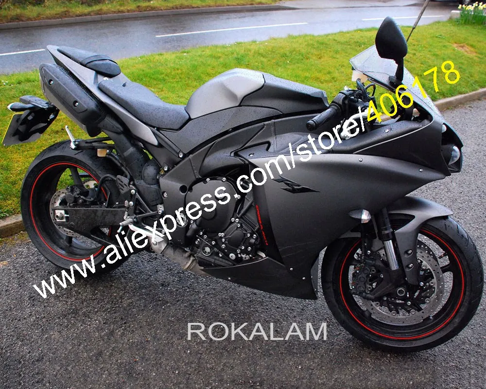 Лучшая цена YZFR1 12 13 14 YZF R1 Abs Обтекатели для Yamaha 2012 2013 2014 черные спортивные