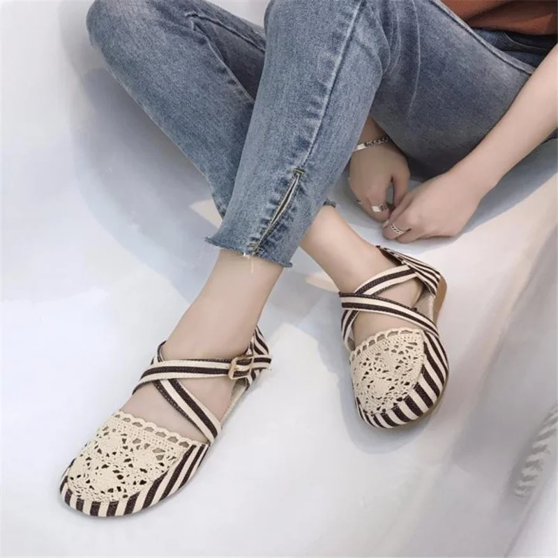 Women Casual Boat Shoes 2021 New Ladies Slip On Ballet Flats Comfy Soft Zapatos Mujer Red Walking Footwear 2021 New Trends Cool
