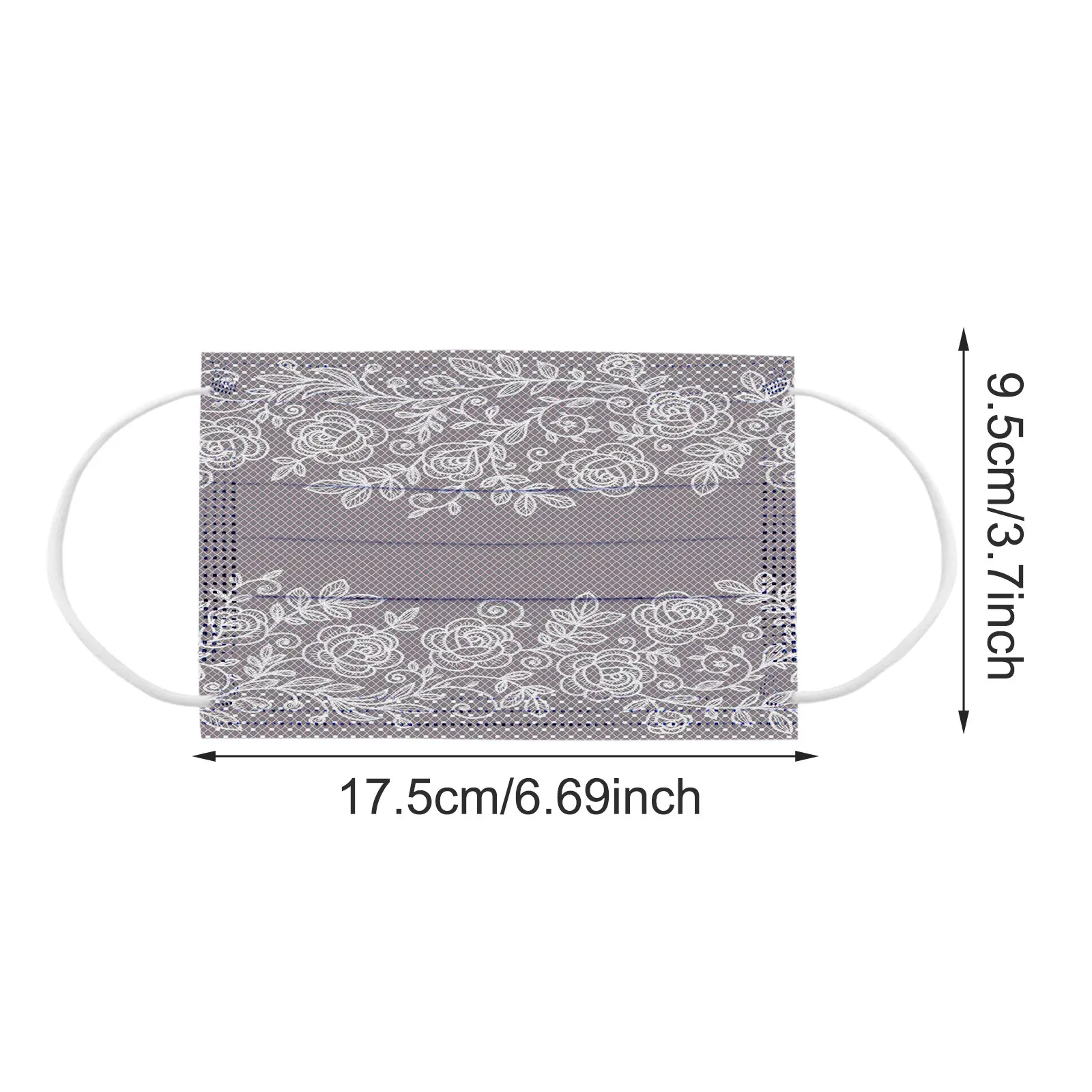

10-30pcs Mask Unisex Lace Face Mask Disposable Mouth Cover 3 Layer Earloop Muffle Masks Mascarillas Adult Protective Facemask