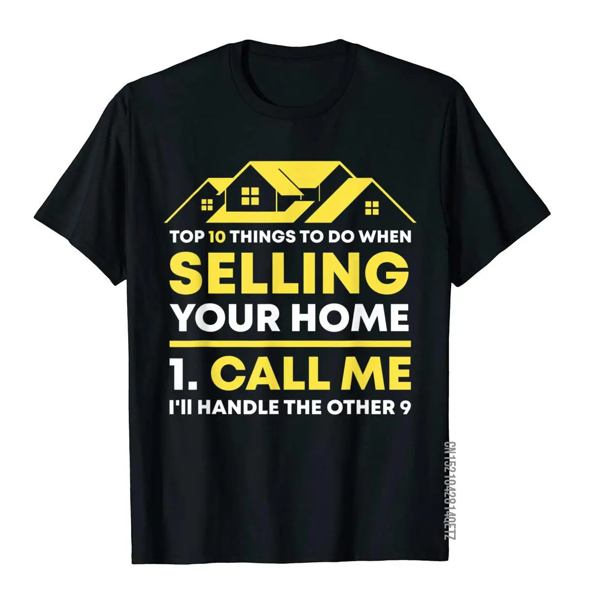 Call Me Real Estate Agent Gift Funny Realtor Investor Broker T-Shirt Faddish Men T Shirts Cotton Tees Slim Fit