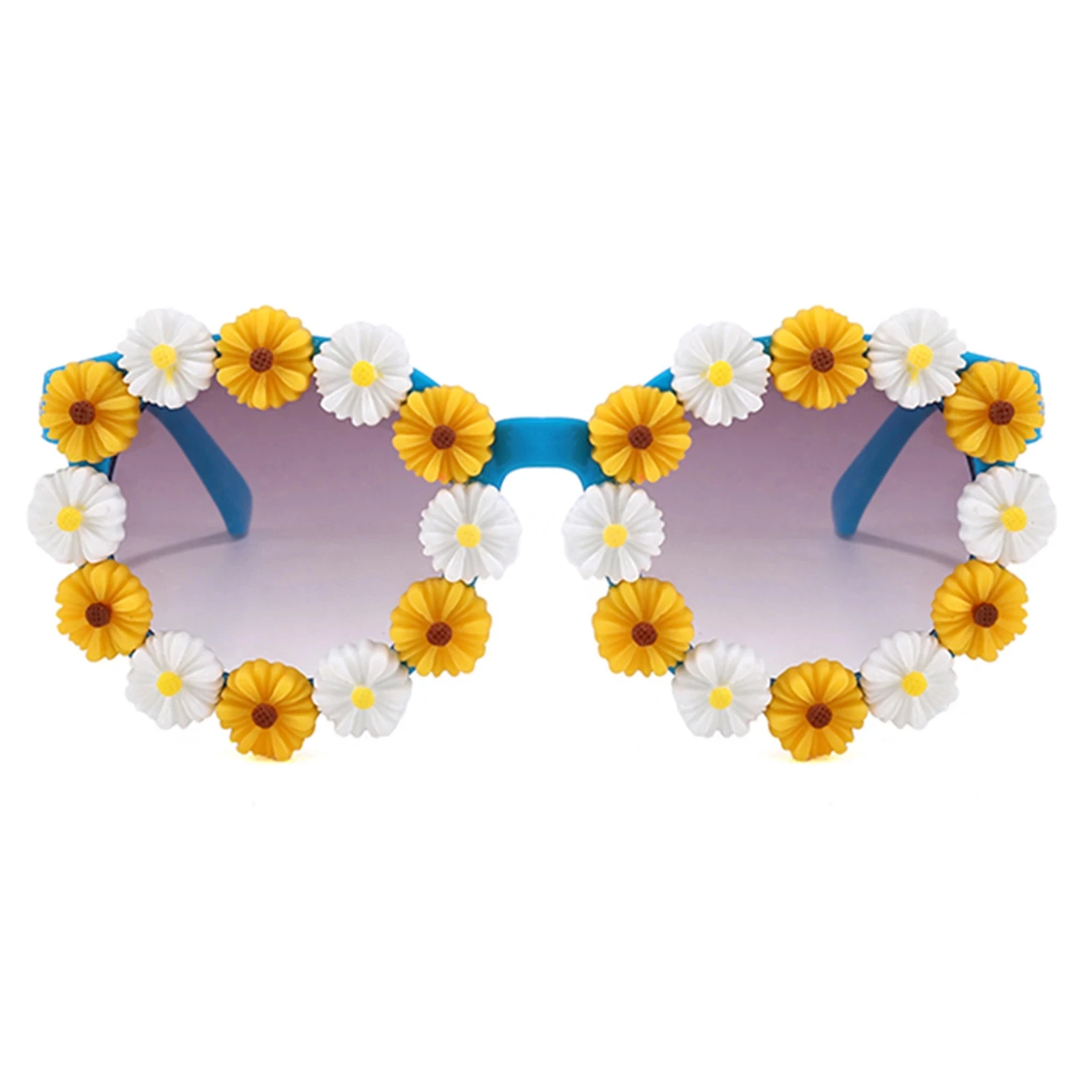 

New Summer Little Boys Girls Sunglasses, Toddlers Sweet Style Daisy Frame Outdoor Ultraviolet-proof Sunglasses