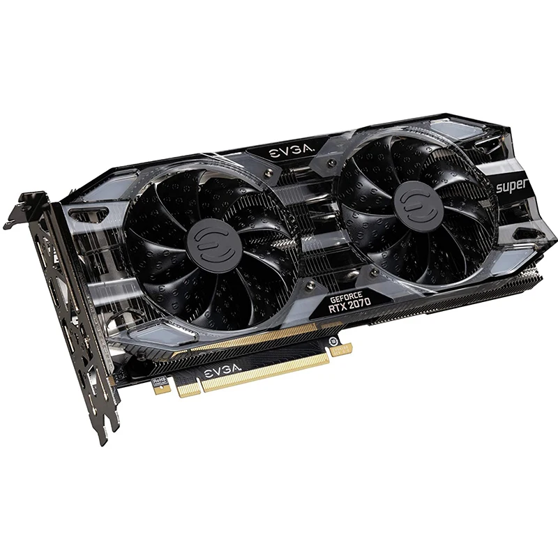 EVGA GeForce RTX 2070 XC ULTRA GAMING 8 Гб GDDR6 двойные вентиляторы HDB и RGB светодиодный видеокарта