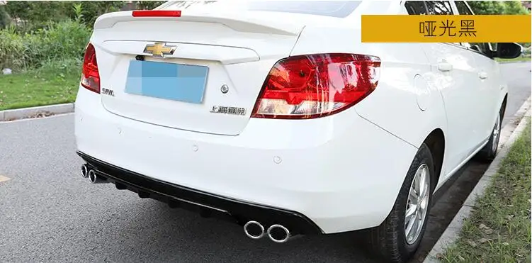 Защитный диффузор для заднего бампера Chevrolet Sail ABS 2017 2018 комплект корпуса бампер