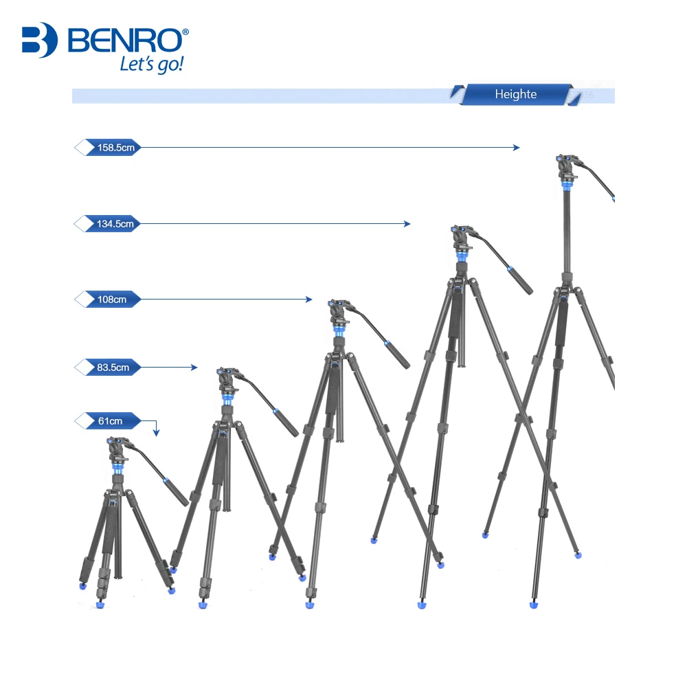 Штатив для видеокамеры Benro A1883FS2C профессиональные алюминиевые штативы камеры S2C