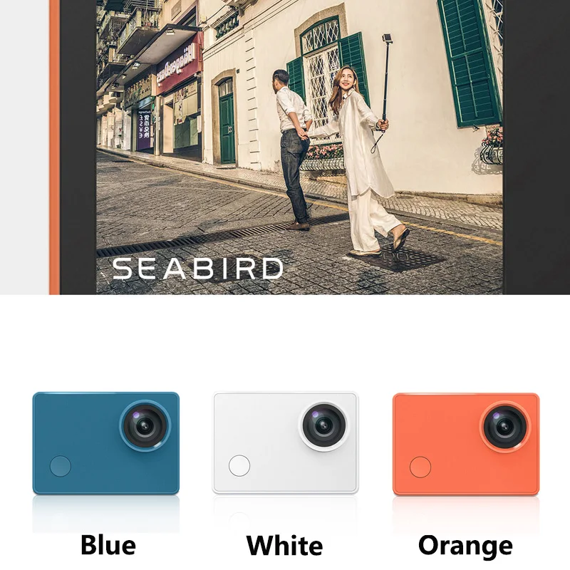 Xiaomi Mi Seabird 4K Экшн-камера 4 k/30FPS Hisilicon Hi3559 wifi Подводная Водонепроницаемая спортивная видеокамера