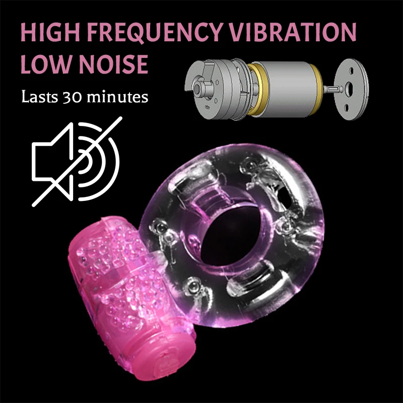 Кольцо на пенис вибрирующее кольцо для задержки эякуляции клиторальный массаж