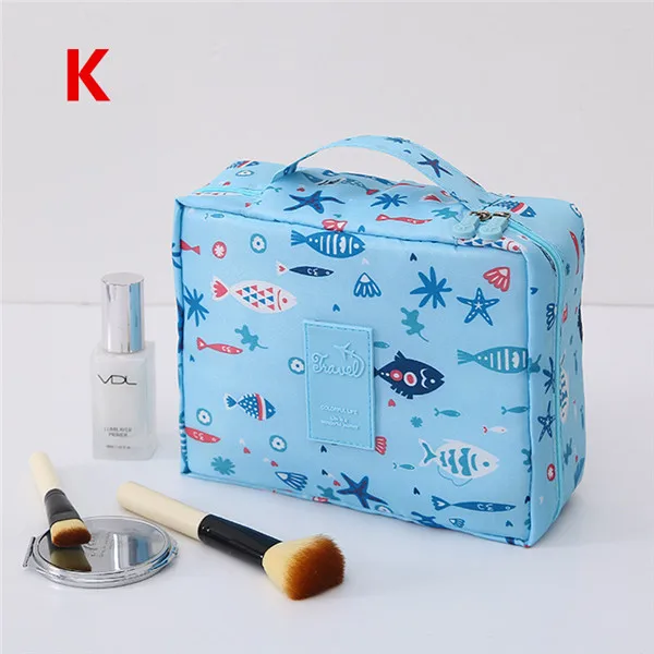 K Новая женская косметичка для девушек, органайзер для макияжа, косметичка, набор для Хранения Туалетных принадлежностей, косметичка для путешествий - Цвет: K