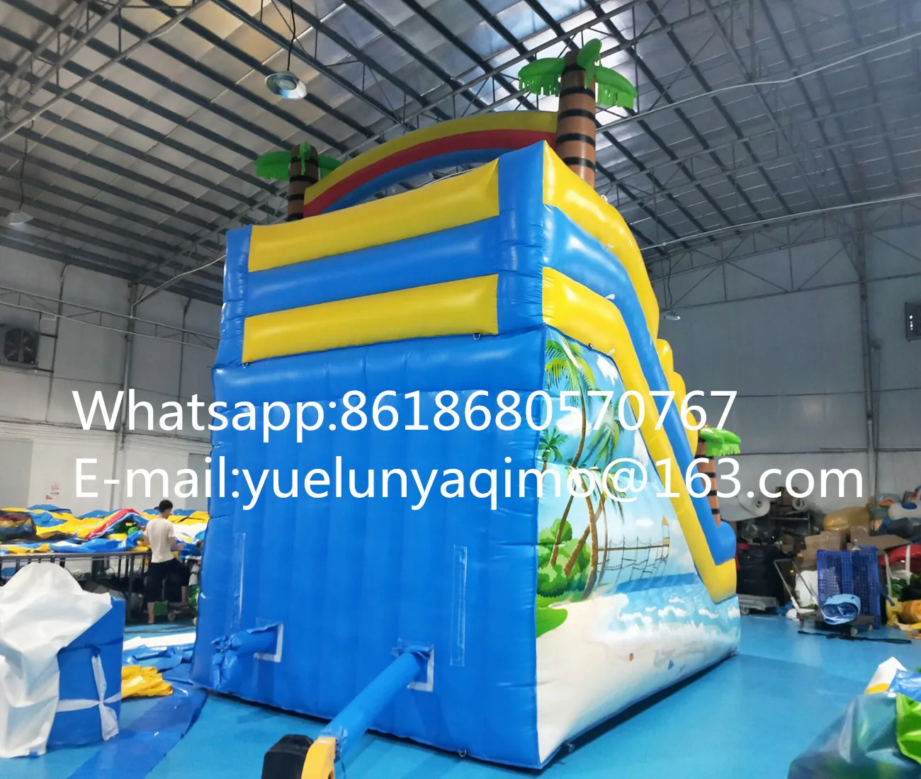 Самая популярная надувная огромная горка для детей и взрослых | Спорт