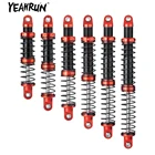 YEAHRUN 758595105115125 мм металлических нефти Регулируемая пружина амортизатора для осевой SCX10 TRX-4 110 Радиоуправляемый автомобиль