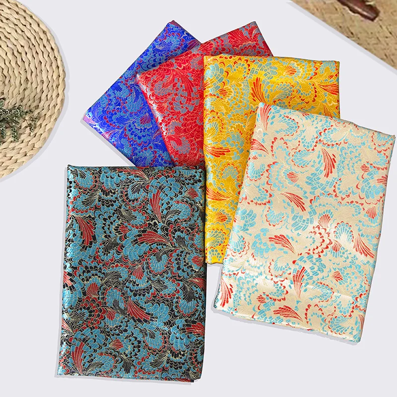 

Chinese imitation silk style brocade pattern jacquard pattern fabrics design fashion cheongsam kimono diy damask sewing material