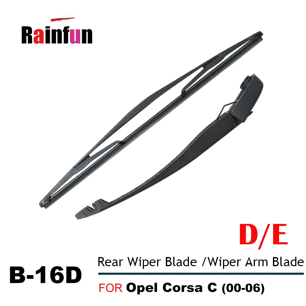 RAINFUN Передняя и задняя щетка стеклоочистителя для OPEL Corsa C/D/E (2000 далее) B 12C рукоятка